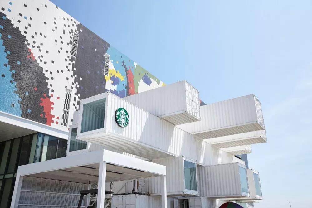 阳江由隈研吾设计，星巴克在台湾的首家集装箱门店！